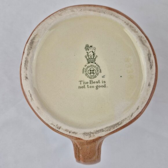 Vintage Royal Doulton The Best Is Not Too Good Toby Mug Limited Editon England - Picture 8 of 14